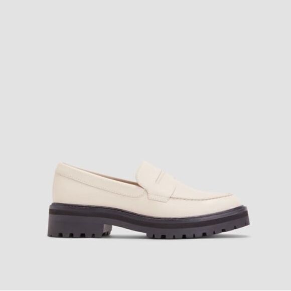 NEW Everlane The Lug Loafer in Parchment - Picture 4 of 8